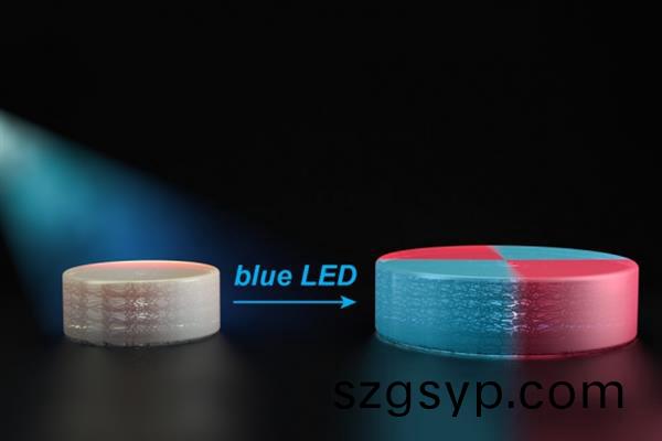 化學傢們用LED光(guang)改變3D打(da)印對(dui)象結構